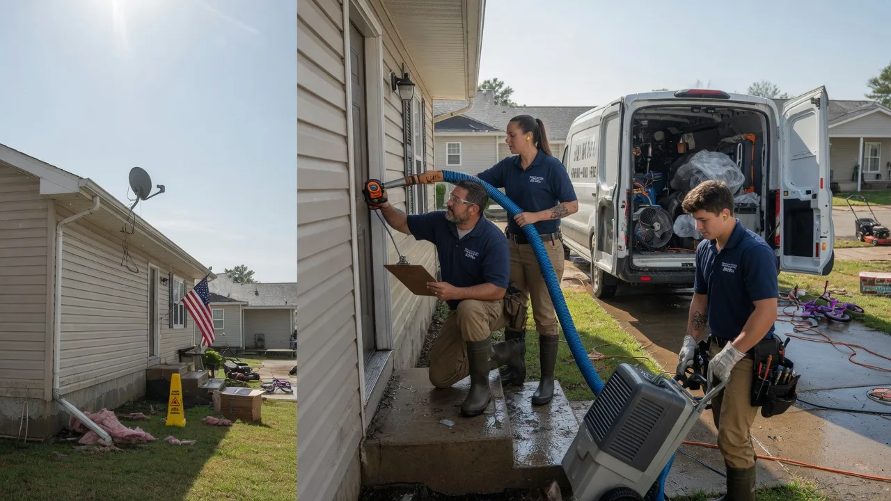 Ceiling Water Damage Restoration in Mountain View, WY near me